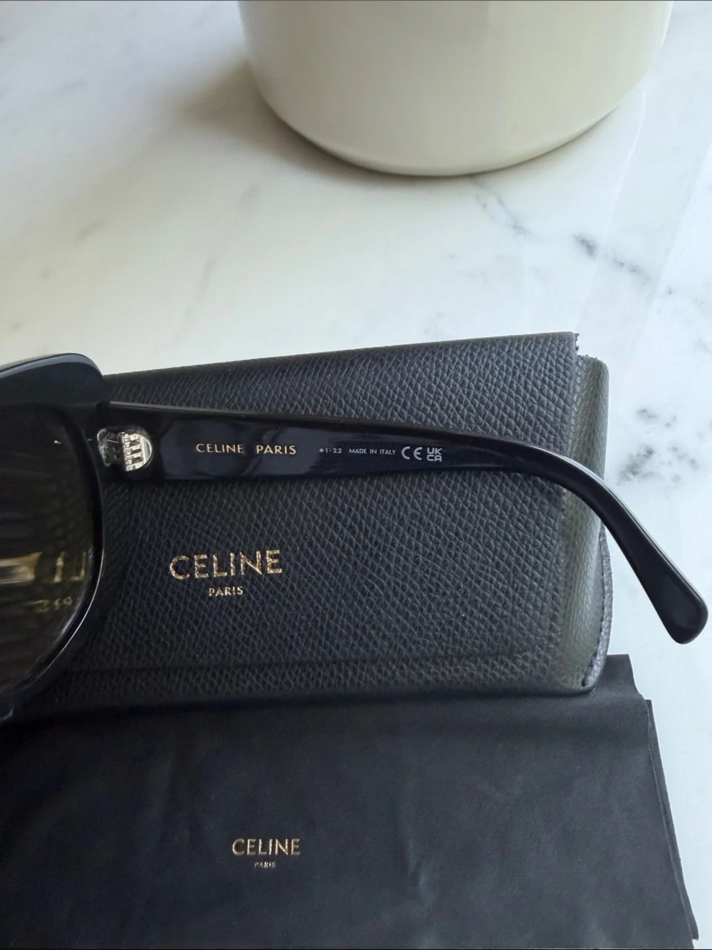Celine Triomphe Logo Oversize Sunglasses